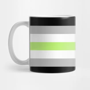 Proud Agender Pride Flag (Proud LGBT LGBTQ+ Community Pride Flag) Mug